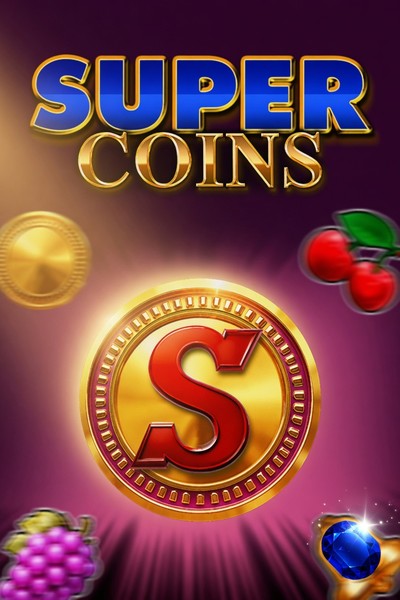 Letras grandes de caja en SUPER COINS