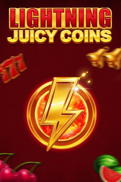 Rayo y zumo en la carátula Lightning Juicy Coins